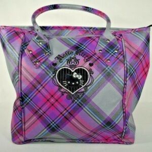 ISO: Hello Kitty Pink and Purple Plaid Tote